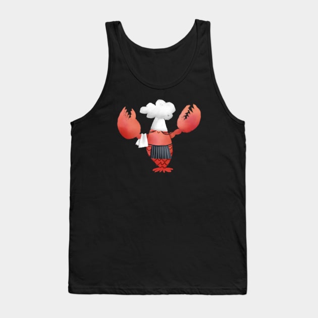 Lobster Chef Tank Top by Geeksarecool